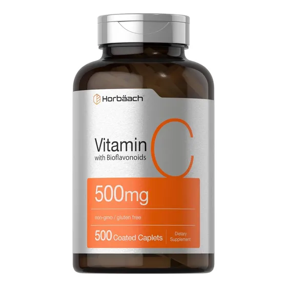 Horbaach Vitamina C 500 Mg | Con Bioflavonoides | 500 | Con