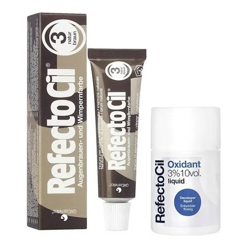Kit Refectocil 1 Tinta + 1 Oxidante N.3 Castanho Natural