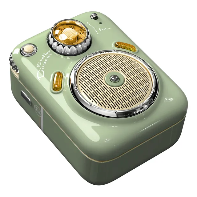 Parlante Portatil Divoom Radio Fm Bluetooth Compatible Sd