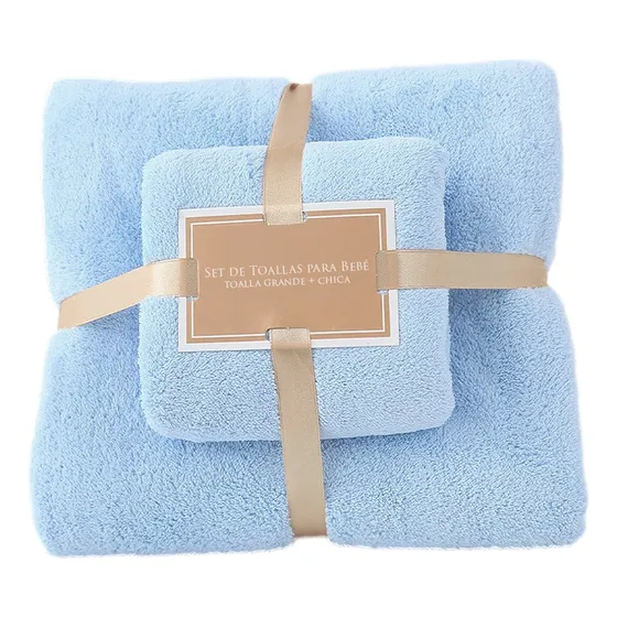Set De 2 Toallas De Baño Suavecitas Para Bebé