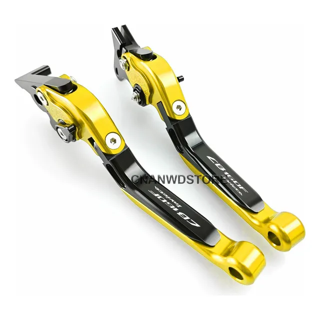 Manijas De Freno Embrague For Honda Cb160f Invicta, Dorado
