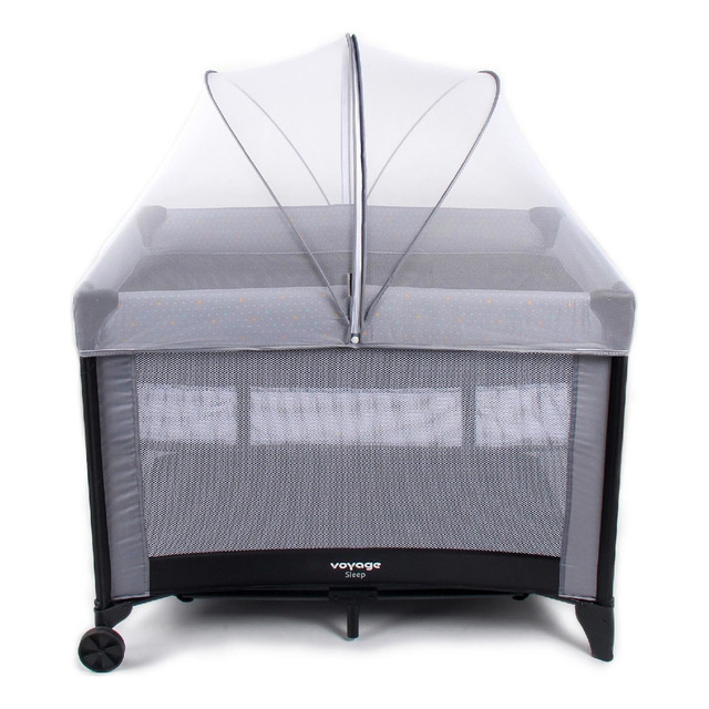 Berço Portátil Desmontável Cercado Sleep Voyage - Cinza Berço Portátil Desmontável Cercado Sleep Voyage - Cinza