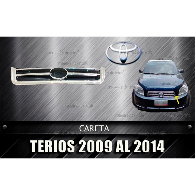 Careta Cromada Terio Bego