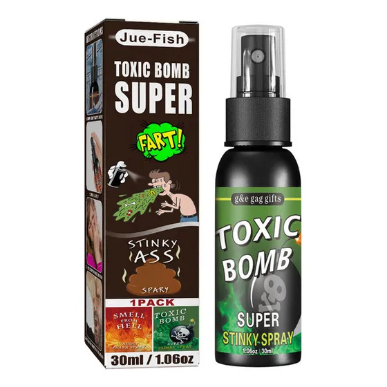 Q 3 Peças Halloween Fedido Fedorento Peido Spray Brincadeira