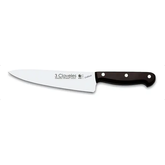 Cuchillo 3 claveles uniblock 3 Claveles 1152 13cm cocinero acero inox color negro