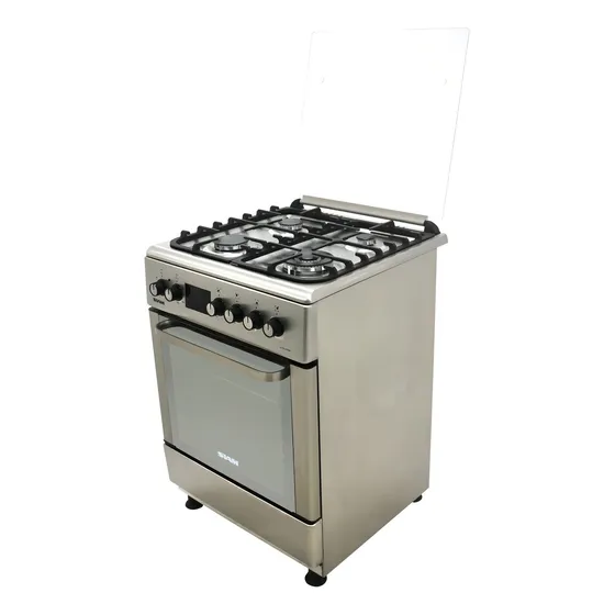 Cocina Combinada Siam 4 Hornallas Inox - Queoferta.uy