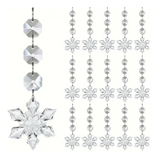 15 Colgantes Para Arbol De Navidad De Acrilico Tipo Cristal 15 Colgantes Para Arbol De Navidad De Acrilico Tipo Cristal