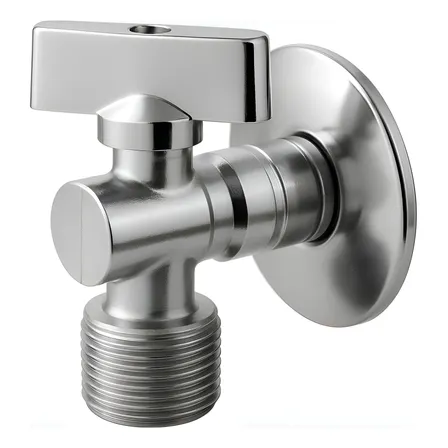 Registro Esfera Torneira Metal Alavanca Máquina Lavar Roupa Cromado Fosco