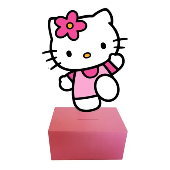 Hello Kitty Alcancías Centro Mesa O Recuerdos 6 Pieza
