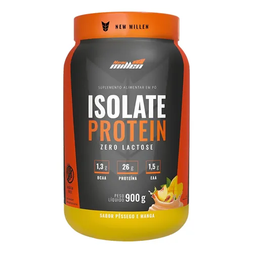 Whey Protein Zero Lactose 900g - New Millen Sabor Chocolate