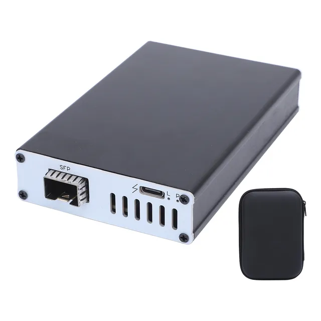 Tarjeta De Red De Aleación De Aluminio Portátil 25g Usb4 Sfp