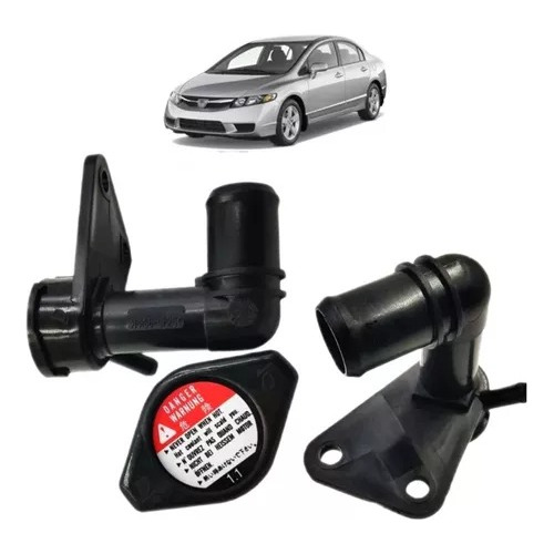 Flange Bocal Radiador Honda Civic 2006 A 2011 Com Tampa Flange Bocal Radiador Honda Civic 2006 A 2011 Com Tampa