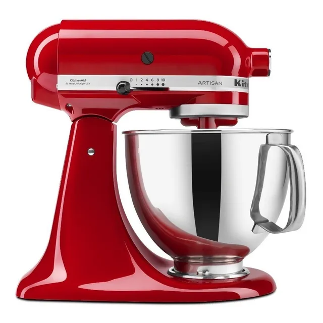 Batedeira com pedestal KitchenAid Artisan KEA33 empire red 60 Hz 220 V