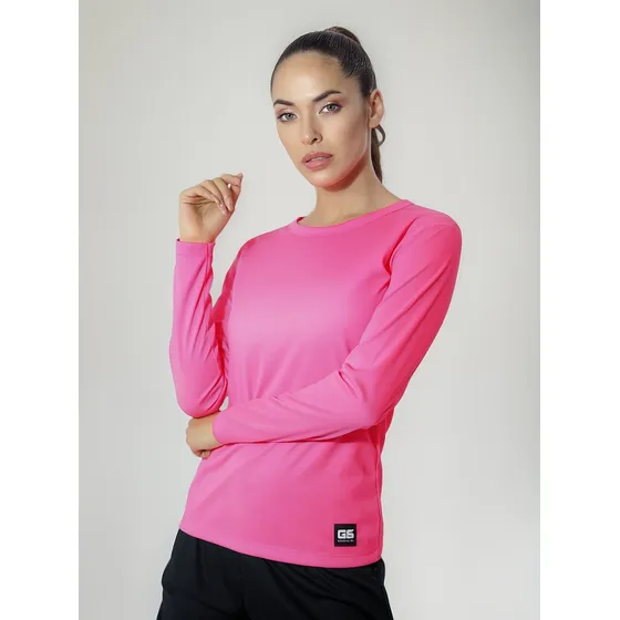 Remera Manga Larga Camiseta Deportiva Mujer G6 100% Hydro