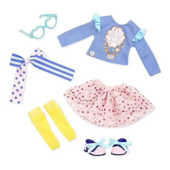 Outfit Deluxe Algodón De Azúcar Glitter Girls