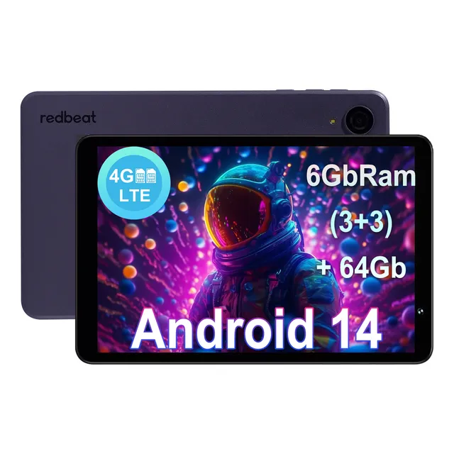 Tablet Redbeat C1 Azul Oscuro 8'' Hd 64gb+6gb De Memoria Ram