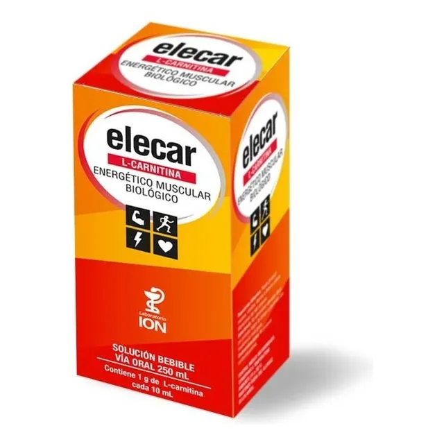 Elecar® Solución Oral 250ml - L-carnitina Ion Sabor Sin Sabor