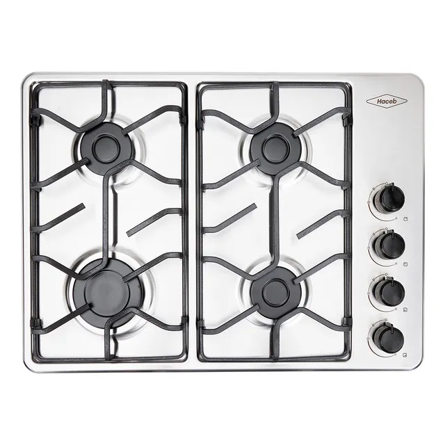 Estufa De Empotrar Inox 60x43 Cm Platina Gas Propano
