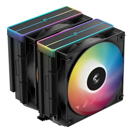 Disipador Deepcool Ag620 Bk Argb V2 Doble Torre 6 Heatpipes Negro | Cuotas sin interés