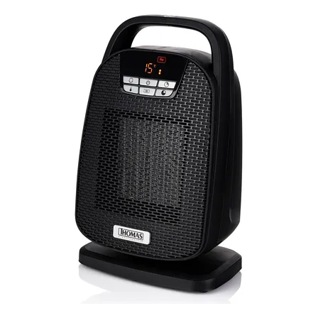 Termoventilador Ceramico Thomas Th-ch42 Digital Color Negro