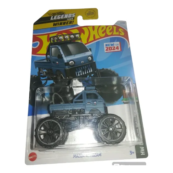 Mazda Autozam Azul Hot Wheels 1/64 Tarjeta Americana 
