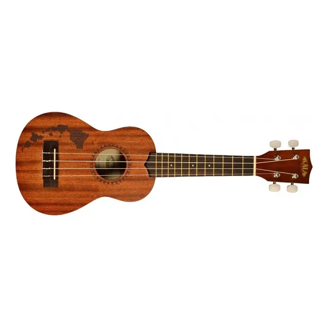 Ukelele Acústico Soprano Kala Satin Mahogany Ka-15s-h1  Color Caoba