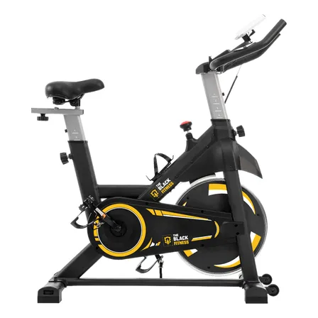 Bicicleta Ergométrica Spinning Com Roda De Inércia De 8kg Preto