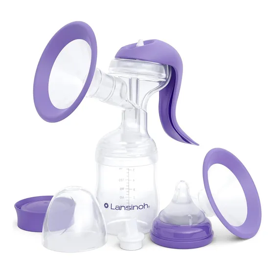 Sacaleches Manual Lansinoh, 1 Ud, Transparente Extractor L