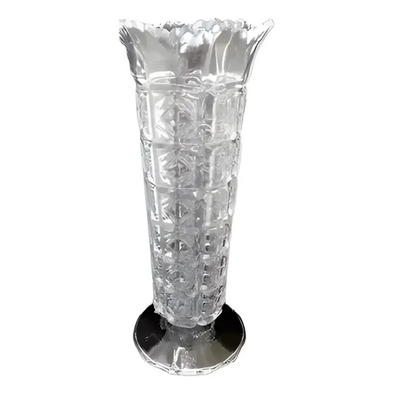 5 Mini Floreros Tipo Cristal De Plástico Recuerdo Eventos Transparente Mini Jarron