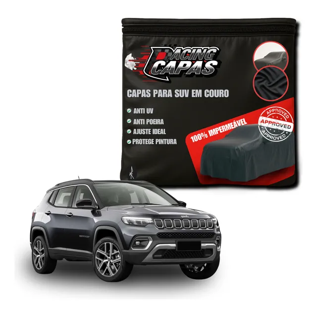 Capa Cobrir Carro Modelo Suv Couro Impermeável Anti Riscos 