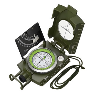 Bússola Militar Tática Metal Profissional Com Bolsa Camping Bússola Militar Tática Metal Profissional Com Bolsa Camping