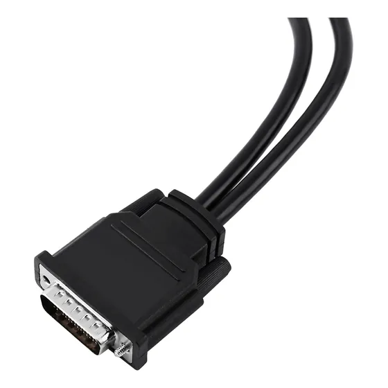 Adaptador Divisor Dms-59 Pines Macho A 2 Vga Hembra De 15 Pi