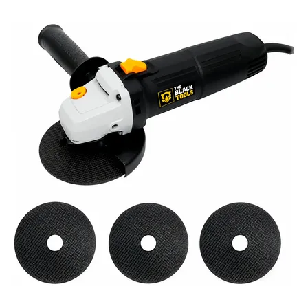 Esmerilhadeira Lixadeira Angular 780w 115mm 11000rpm Preto 110v