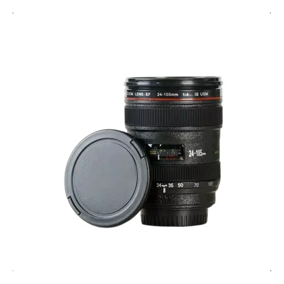 Copo Lente Câmera Caniam Caneca Térmica Macro Ef24-105mm 