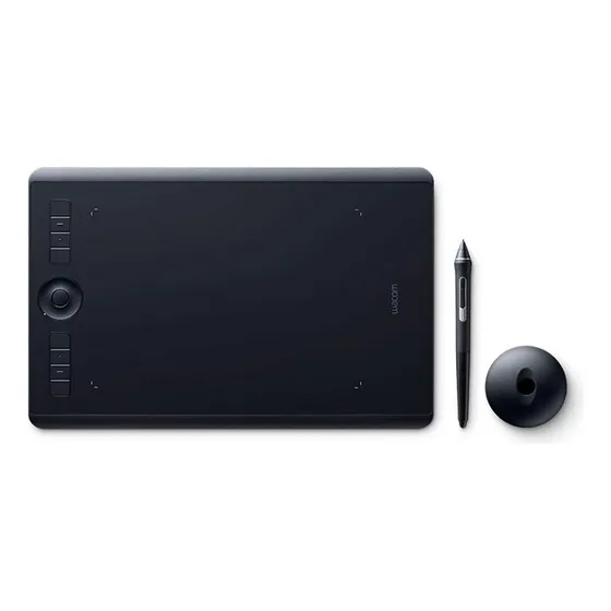 Mesa Digitalizadora Wacom Intuos Pro Media Pth660 Cor Black