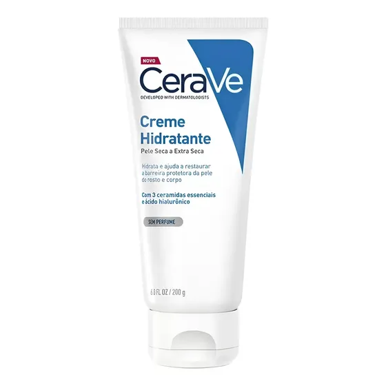 Creme Hidratante com 3 Ceramidas para Pele Seca e Extrasseca CeraVe 200g