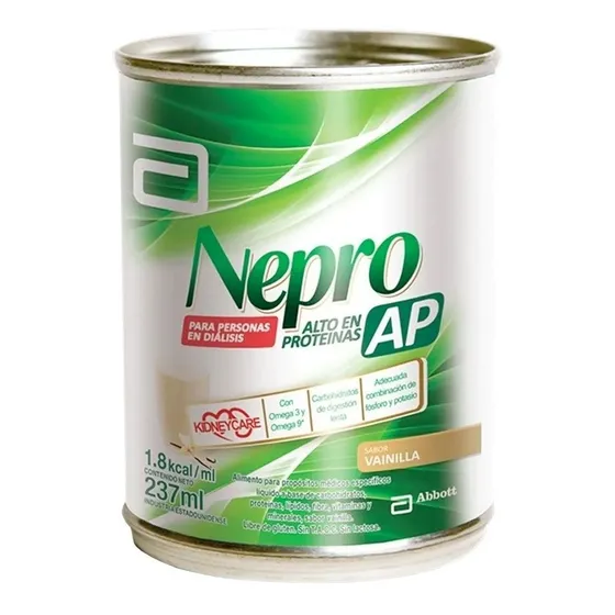 Nutrición Nepro Ap Vainilla Abbott Proteinas Lata 237 Ml