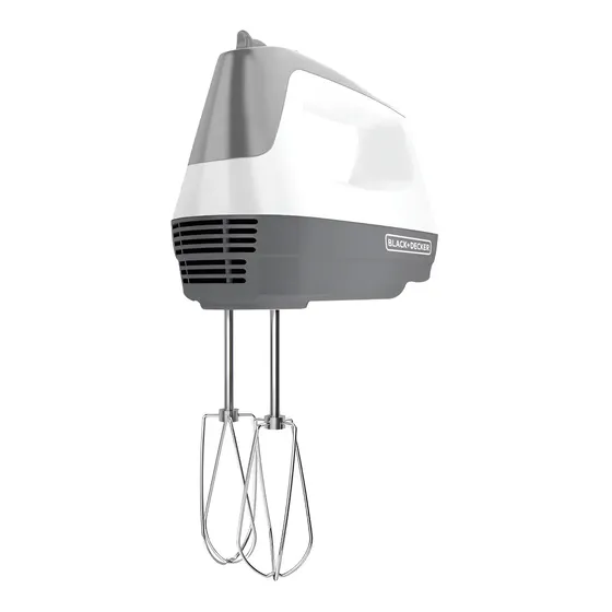 Batidora de mano Black+Decker MX1500 gris y blanca 50 Hz 220 V