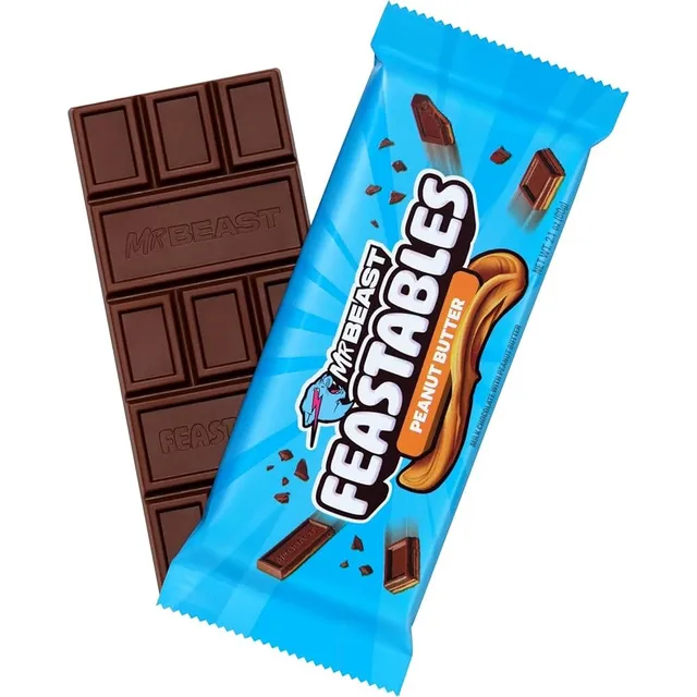 Chocolate Con Crema De Cacahuate Mr Beast Feastables 60g