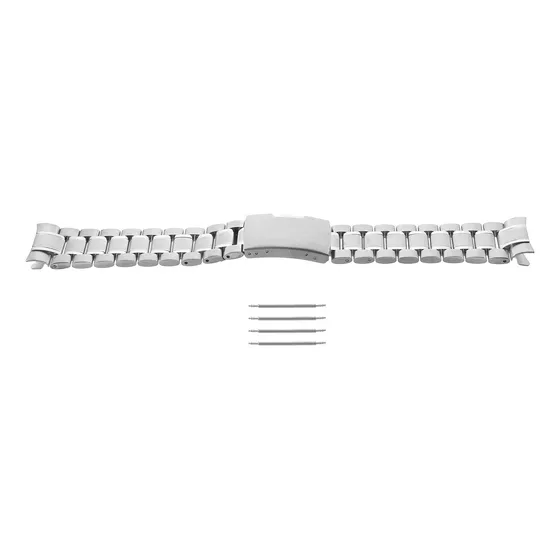 Pulseira Solid Links De Aço Inoxidável De 20 Mm, Pulseira De