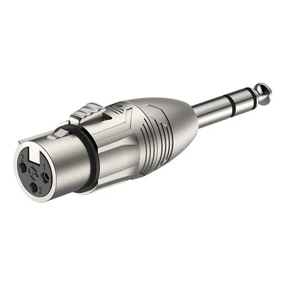 Adaptador Xlr A Hembra 6.3 Stereo Roxtone