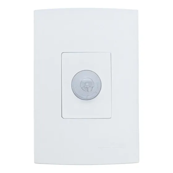 Sensor Presenca Infra Emb Parede C/ Fotoc Biv 3 Fios