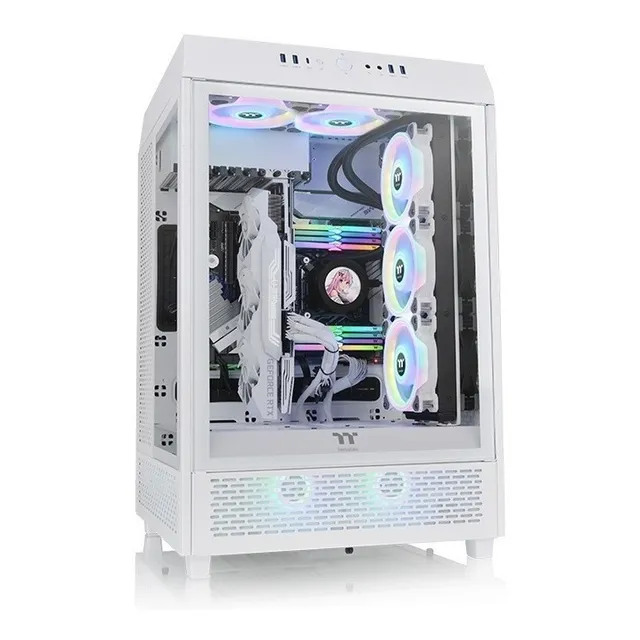 Gabinete Thermaltake The Tower 500 Snow Color Blanco
