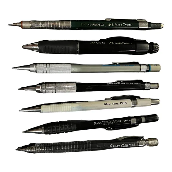 Lote Lapices Mecánicos Faber Castell Pilot Pentel Sheaffer