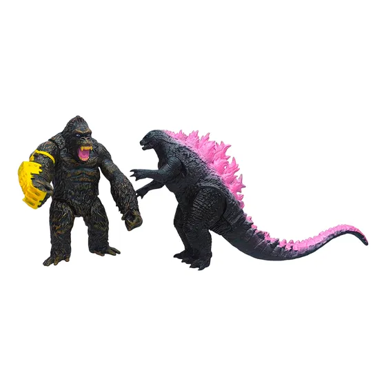 Juguete Godzilla Vs King Kong Muñeco Coleccion X2 Figuras
