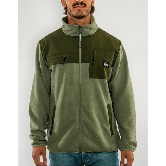 Campera Polar Quiksilver Shallow Water Hombre Urbano 