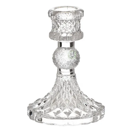 Candelabro O Porta Vela De Vidrio Para Velas