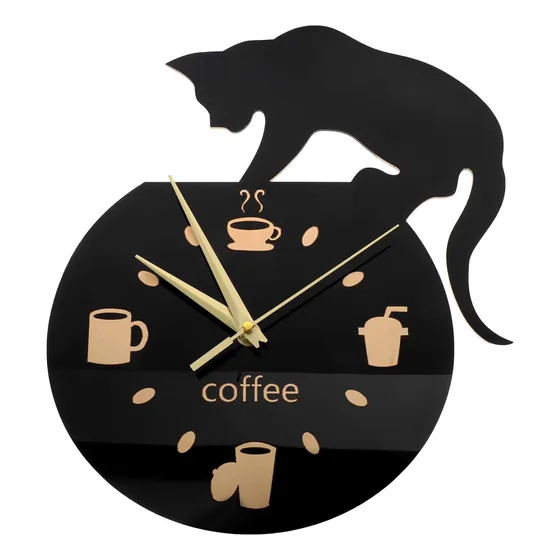  Abaodam Relógio Gato Kit Kitty Relógios O Café Original Pre