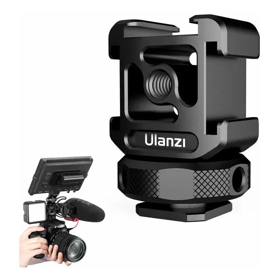 Ulanzi Pt 12 Soporte Extension Para Camara Triple Zapata