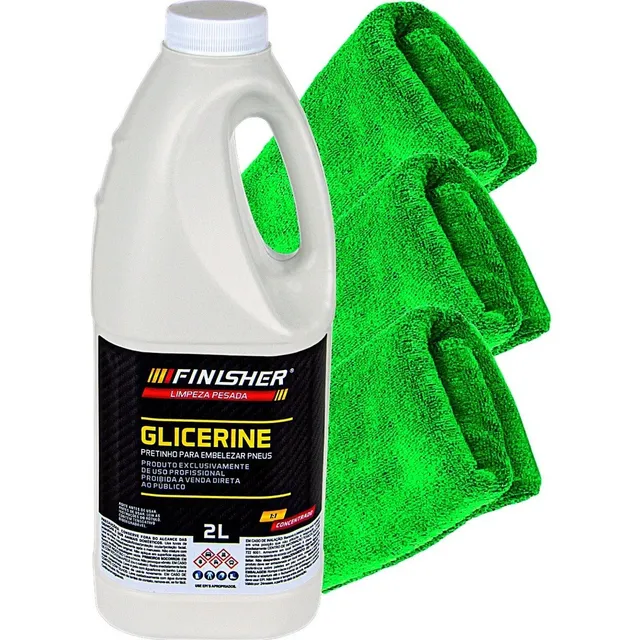 Pretinho Glicerine Lava Autos Finisher Pano Aplicador Vonixx